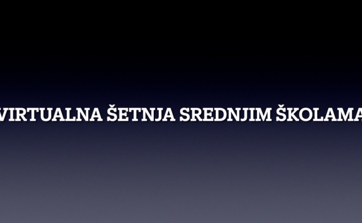 Virtuelna tura za srednje škole